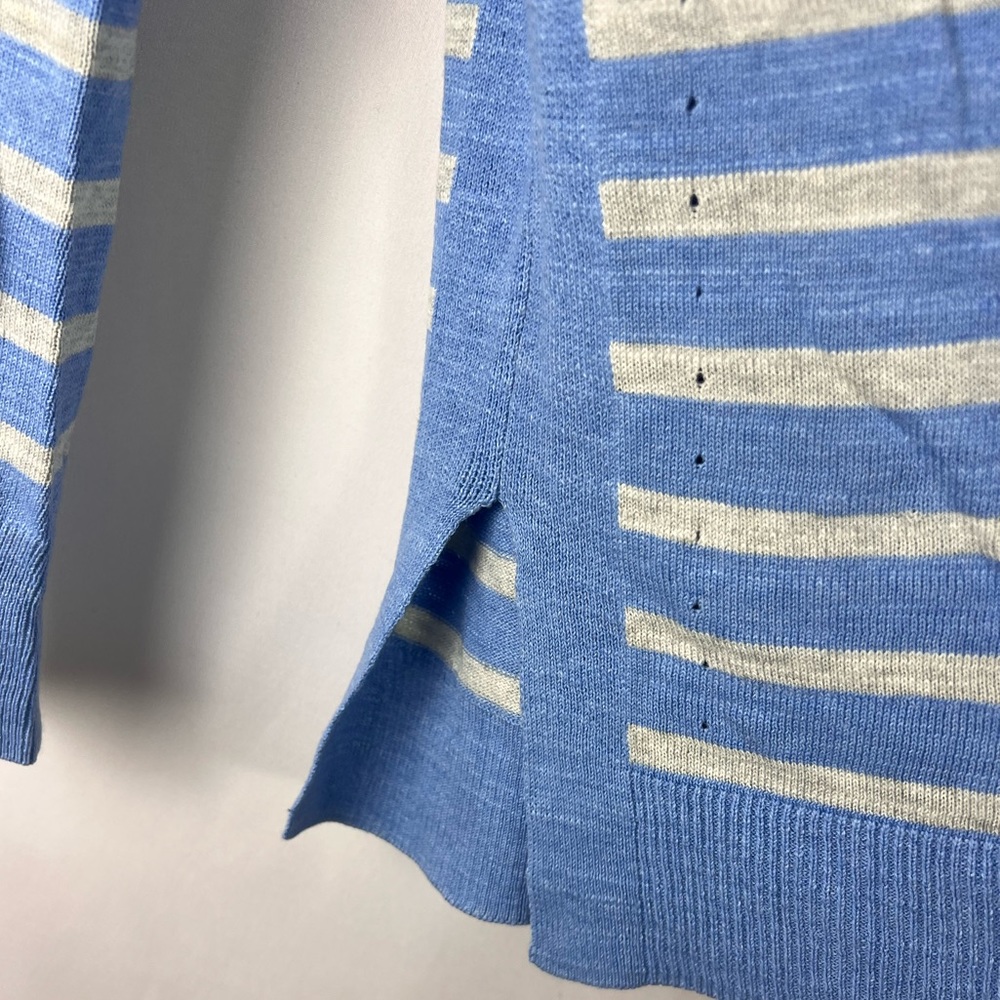 Vineyard Vines Relaxed Striped Cotton Sweater - Picture 8 of 10